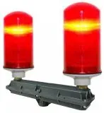 Сдвоенный заградительный огонь >10Cd тип А220V AC IP54 Аэросигнал 2 * СДЗО-05-1