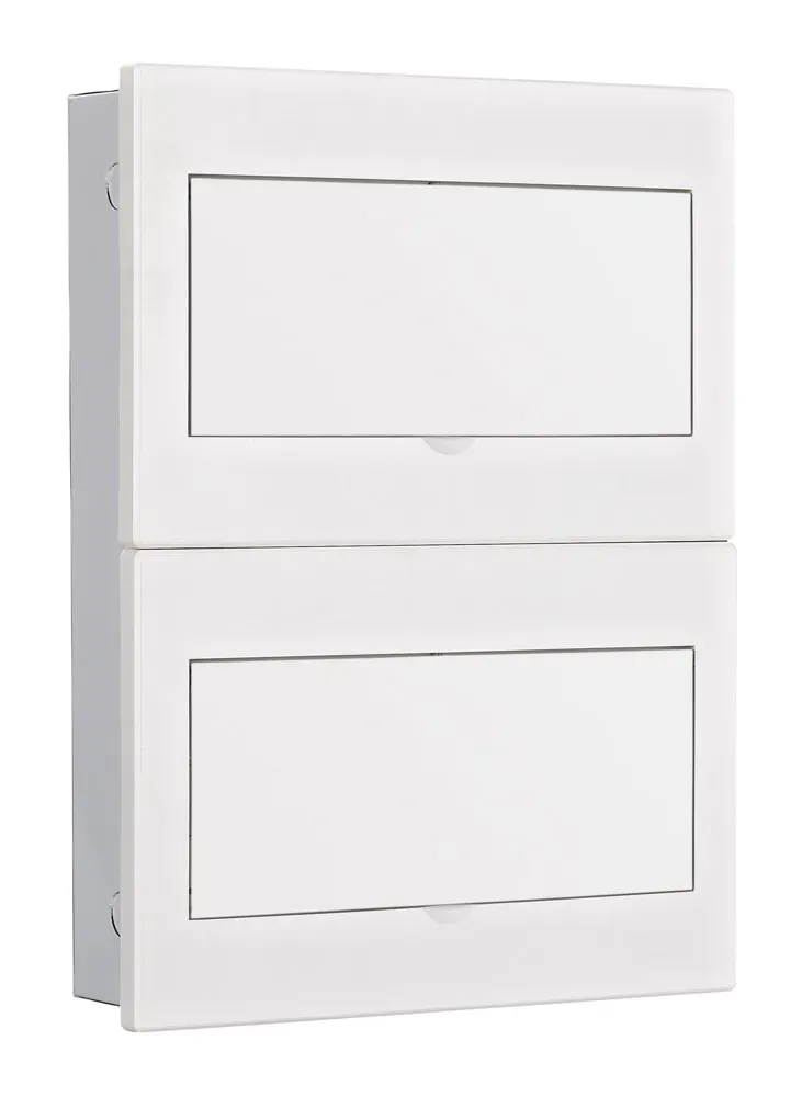 Корпус встраиваемый белая дверь 2 ряда 26 мод. ip41 щрв-м DEKRAFT 31106DEK