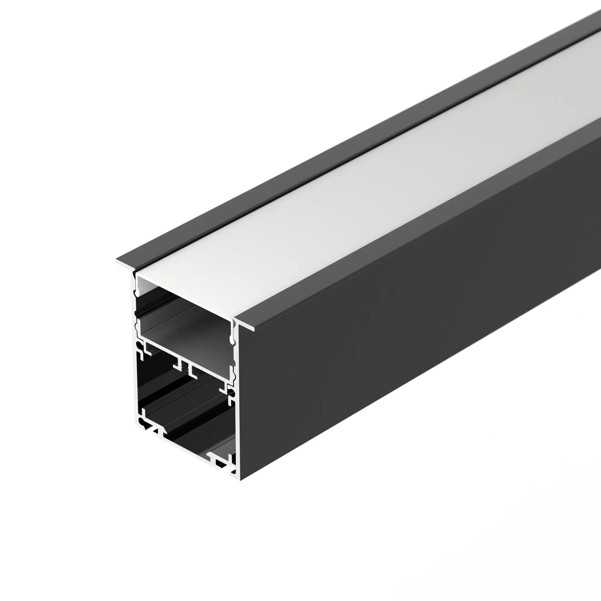 Профиль SL-LINIA52-3L-F-2000 ANOD BLACK (Arlight, Алюминий) Arlight 044685