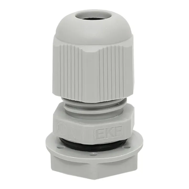 Сальник PG9 IP54 (20 шт) d отв. 15 мм / d провод. 4-8 мм PROxima EKF plc-pg-9-r