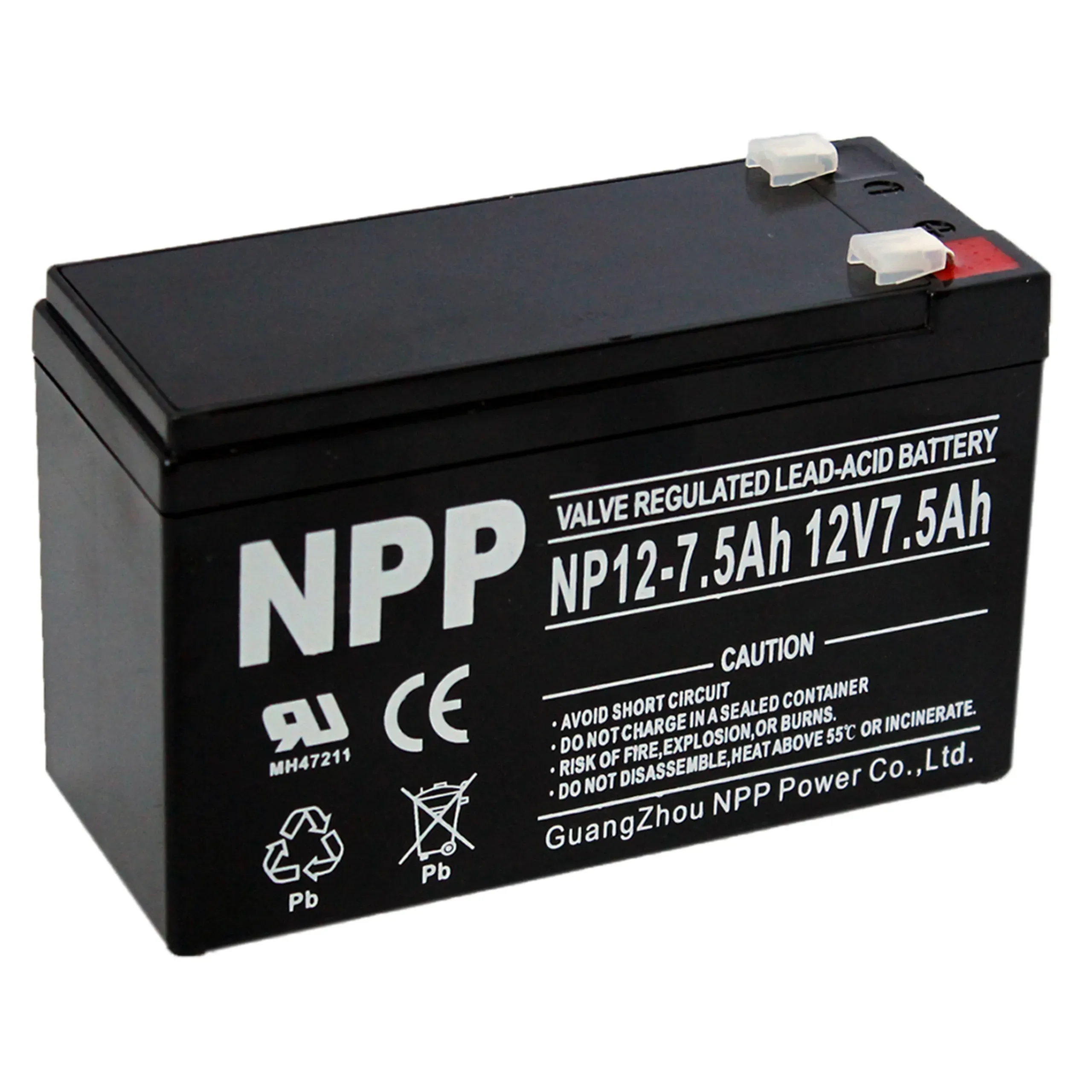 Аккумуляторная батарея NP12-7.5Ah 12V7.5Ah NPP NP12-7.5(NPP)