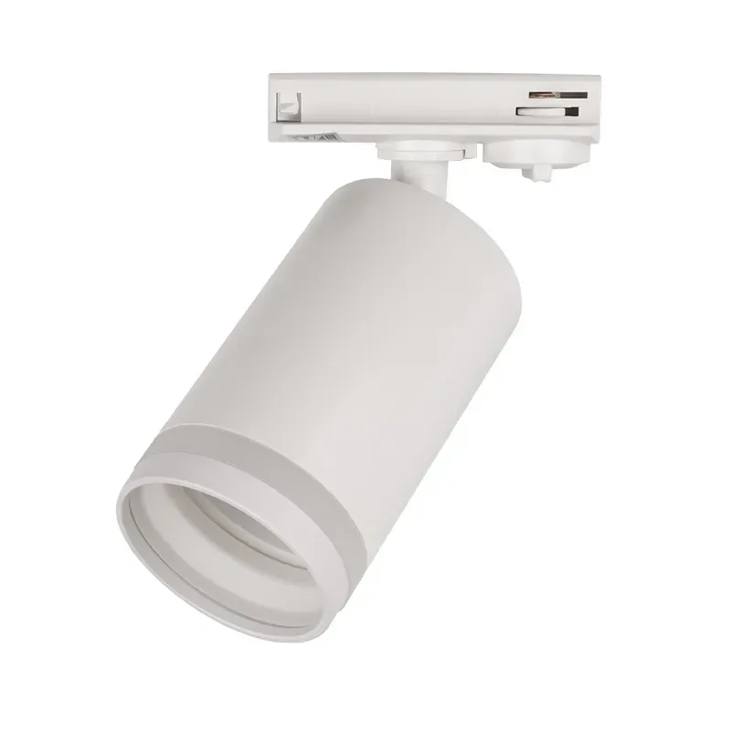 Светильник светодиодный трековый на шинопровод ДПО GX10  PTR 38 GU10 WH 230V IP20 без лампы белый корпус JazzWay 5052253