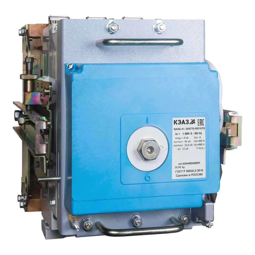 Выключатель автоматический ва56-41-804770-1000а-440dc-нр230ac/220dc-пэ230ac-ухл3- КЭАЗ 293731