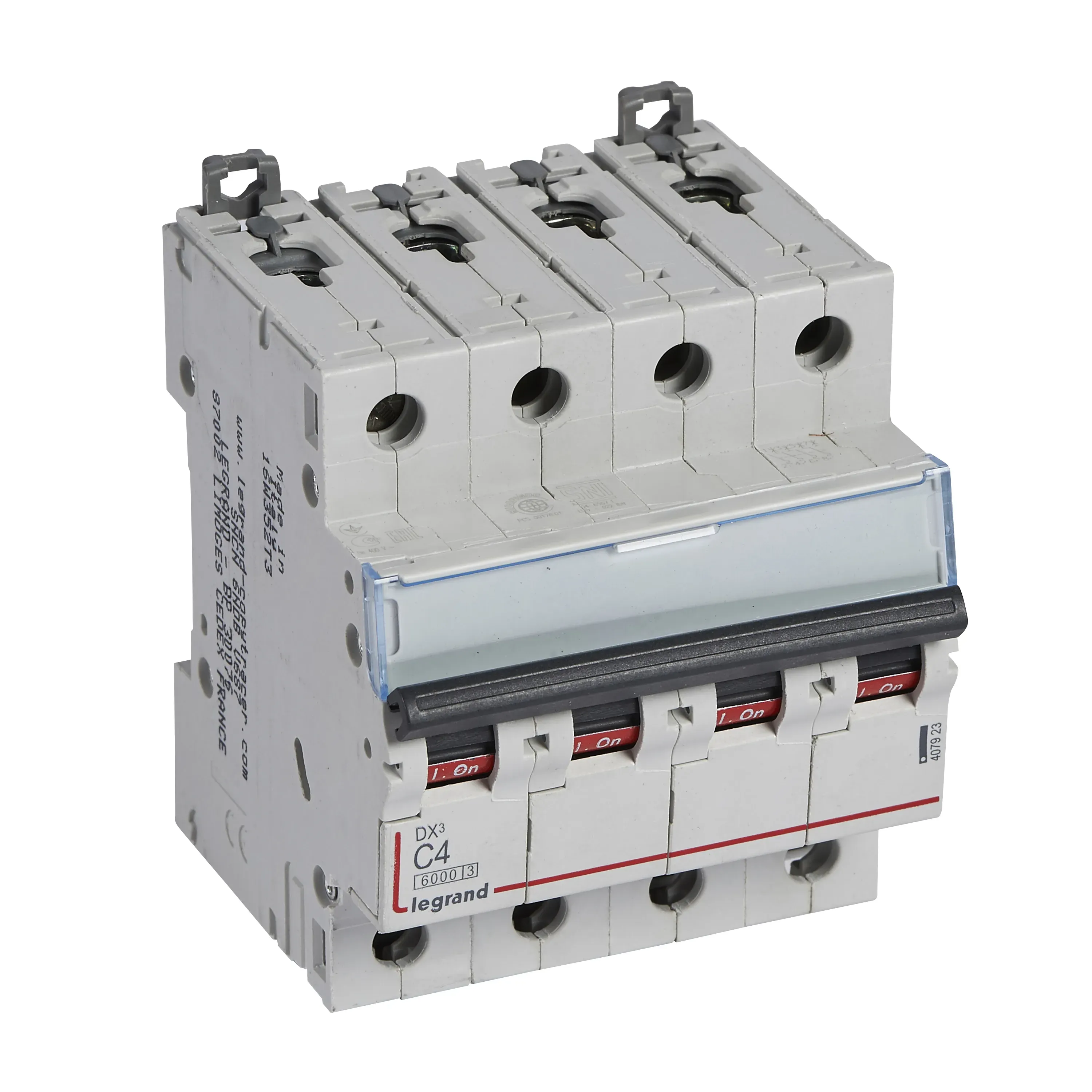 Выключатель автоматический четырехполюсный 4а с dx3 6ka/10ka LEGRAND/DACCORD 407923