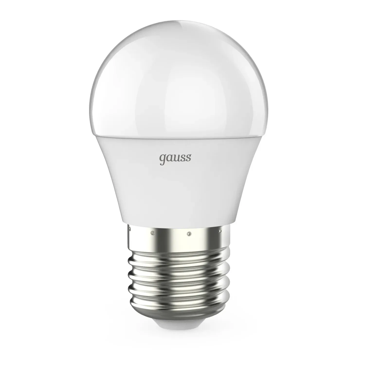Лампа светодиодная led 6.5 вт 520 лм 3000к ac150-265в e27 шар p45 теплая black GAUSS 105102107