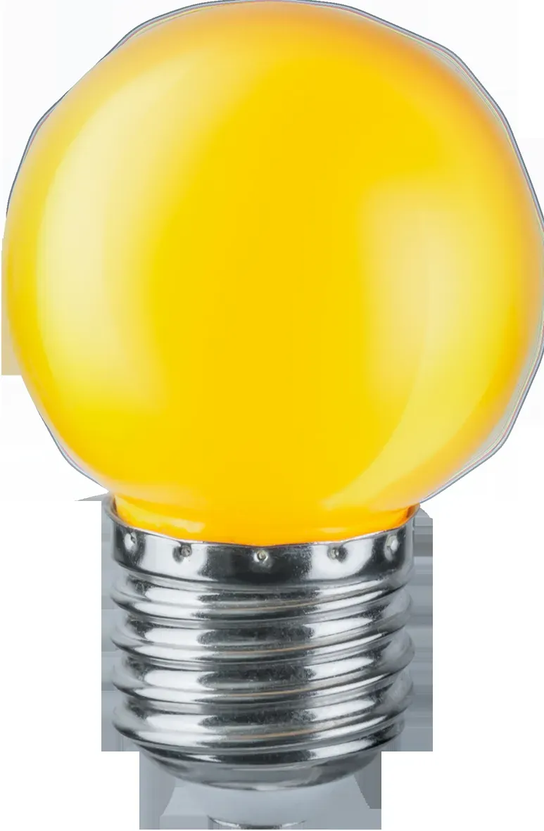 Лампа светодиодная led 1вт е27 желтый шар NAVIGATOR GROUP 19807