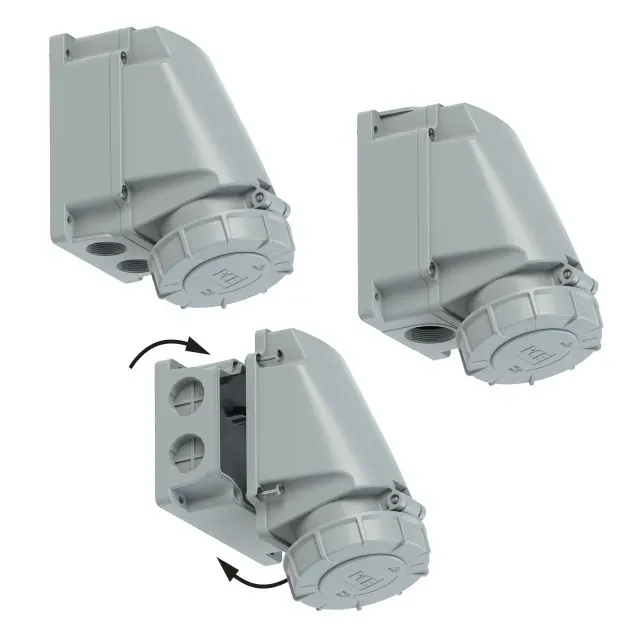 Розетка настенная 63А/400V/3P+N+E/IP67 Alpenbox 00-00002094