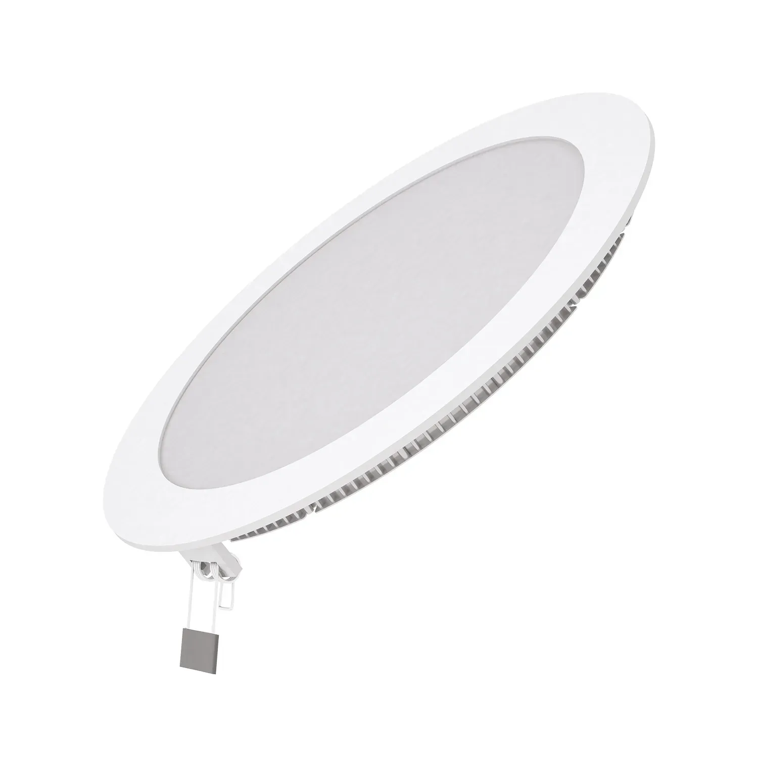 Светильник светодиодный ДВО 18 Вт 3000К 1200 лм 220-240В IP20 D225х22мм монт d210мм Алюминий тонкий Slim Gauss Gauss 939111118