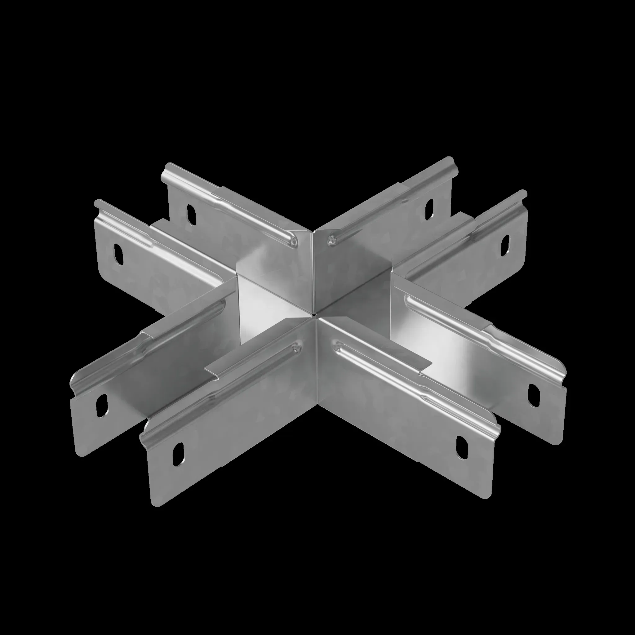 Разветвитель Х образный прямой 50х50 мм ПЛЮС HD85 КМ-профиль PXDplus50-50 HD85