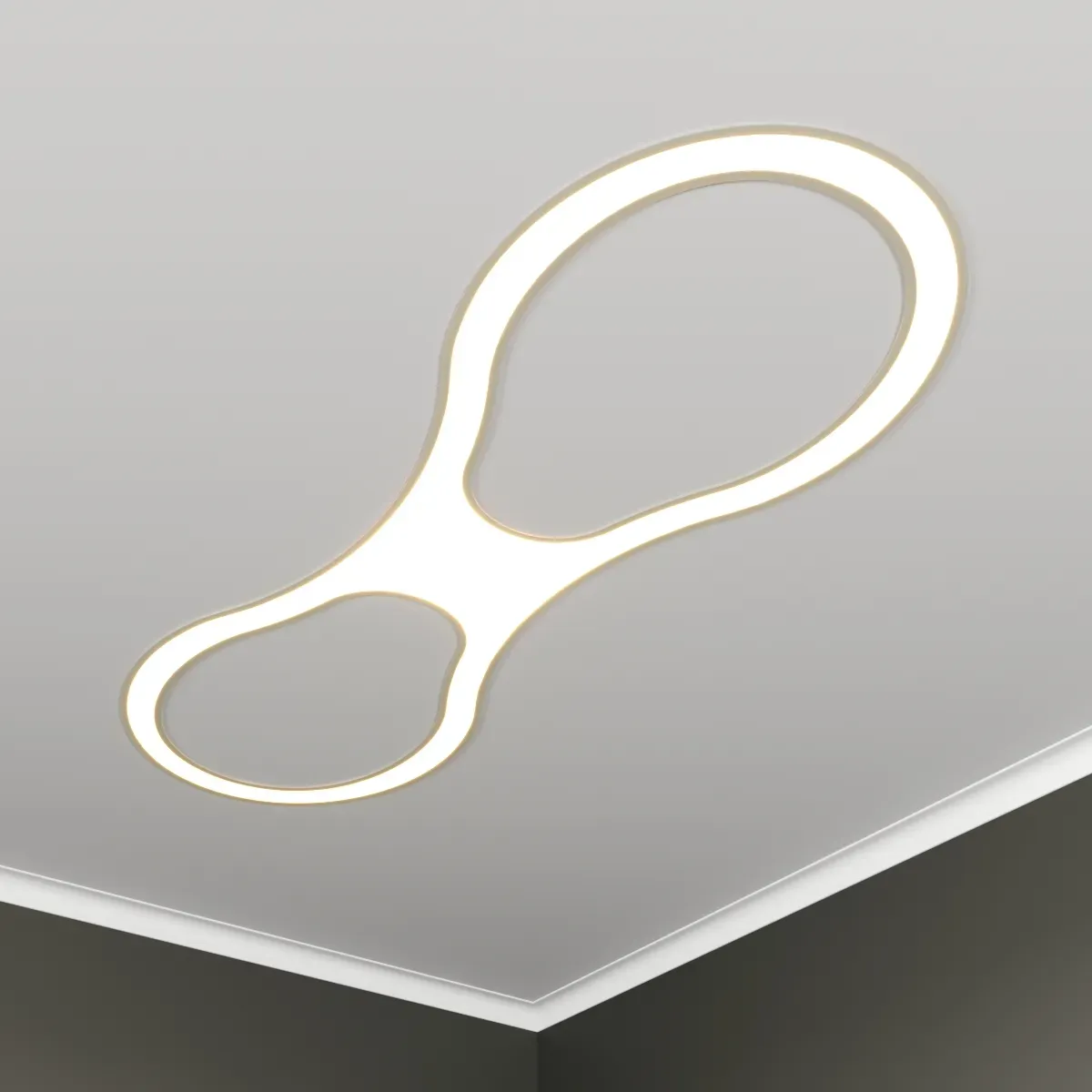 RVE-LBX-X-INFINITY-2396-VG (Символ 8 №2 2396х833х110мм S60мм 189Вт встраиваемый под шпаклевку 4 RVElektro RVE00003645