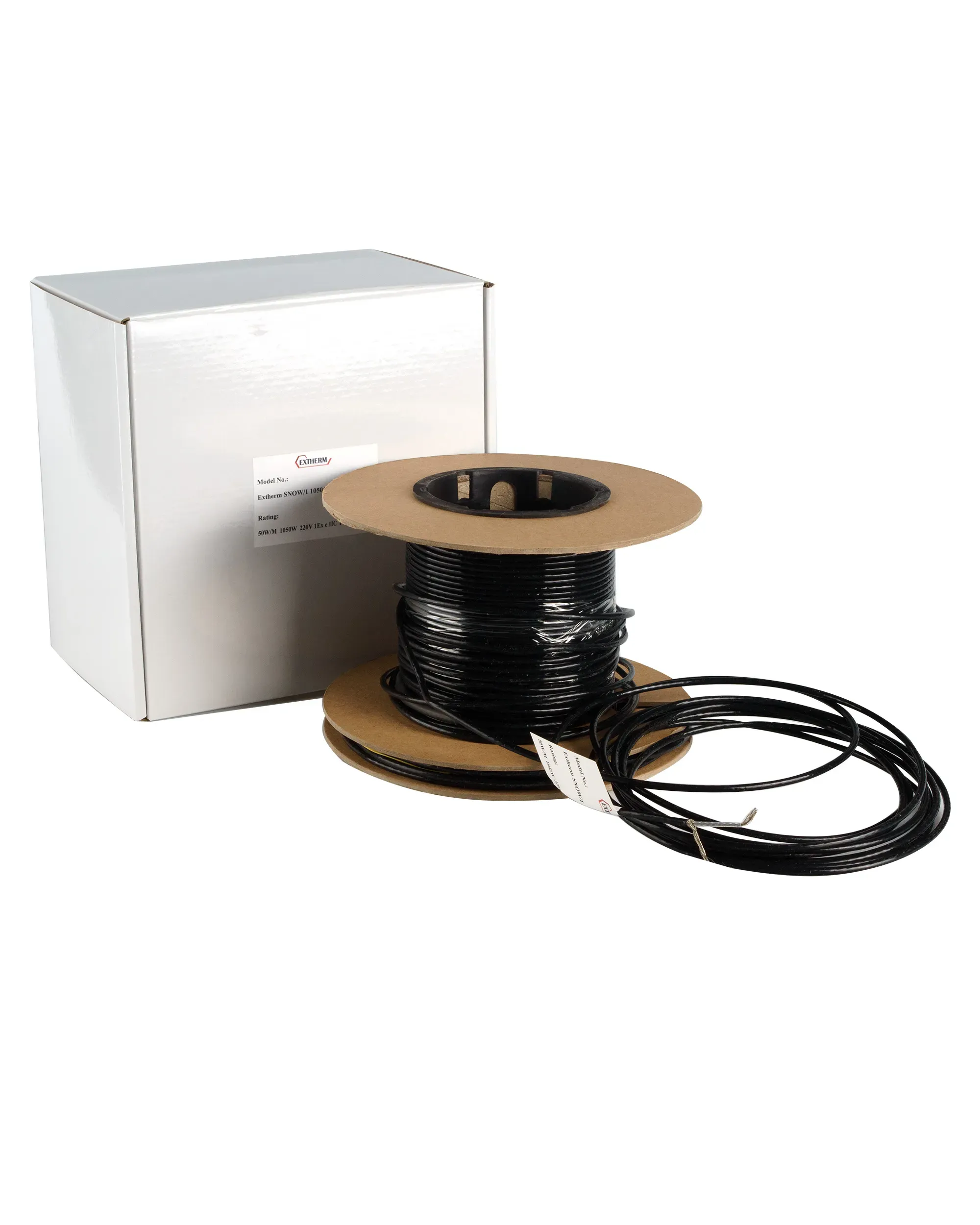 Кабель нагревательный резитивный одножильный SNOW/1f 650/50 секция 13 метров EXTHERM Extherm SNOW/1f 650/50