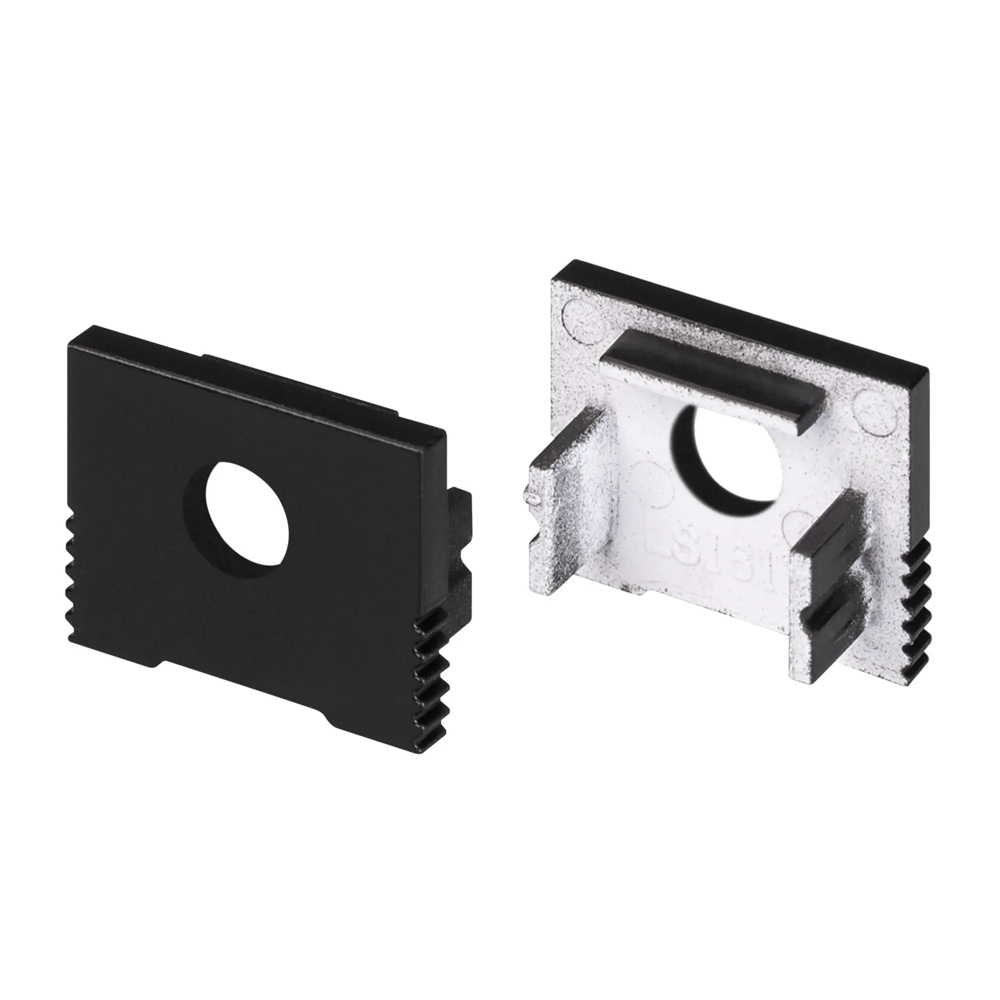 Заглушка SL-SLIM-H13M BLACK с отверстием (, Пластик) Arlight 032998