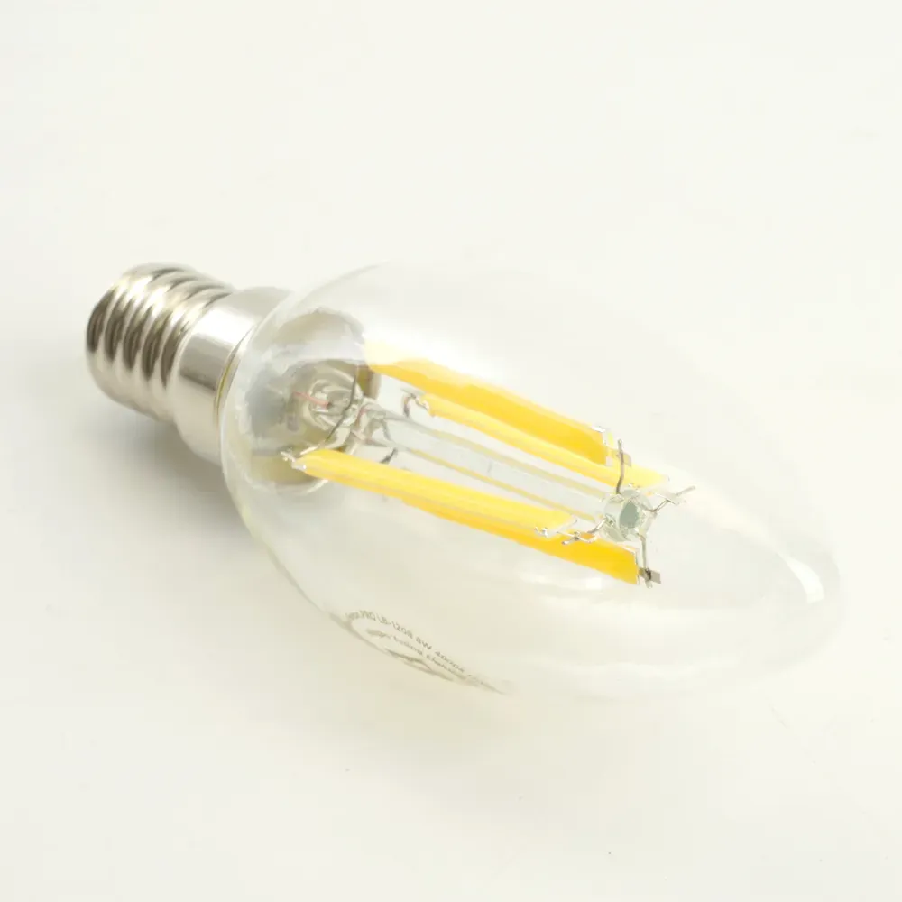 Лампа светодиодная LED 8вт Е14 дневной свеча FILAMENT Feron.PRO