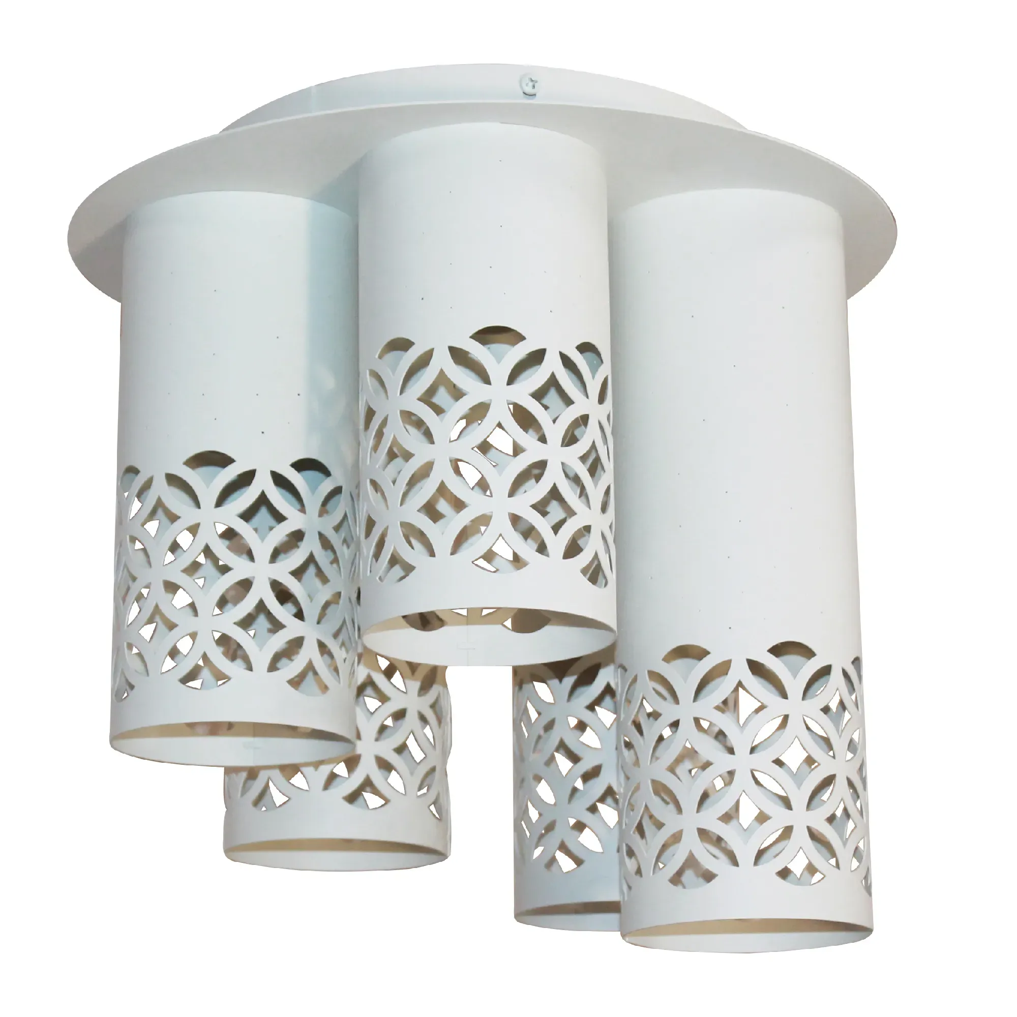 Светильник Касабланка 151 бел. муар НПБ 01-5х60-157 Е27 ИУ ЭЛЕТЕХ 1005404803