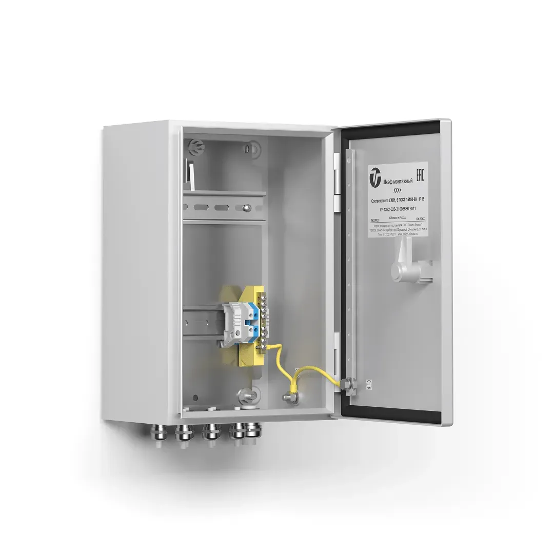 Шкаф монтажный ip55, 300х200х155 мм ТАХИОН-КЛИМАТ 57001