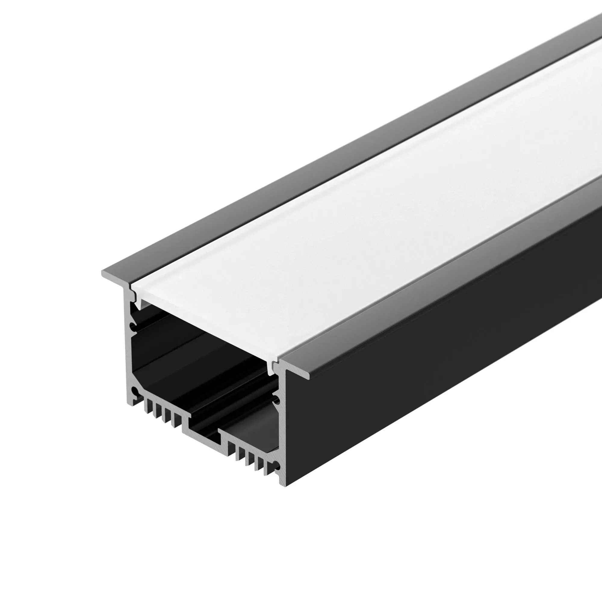 Профиль с экраном SL-LINIA62-F-2500 BLACK+OPAL (, Алюминий) Arlight 036307