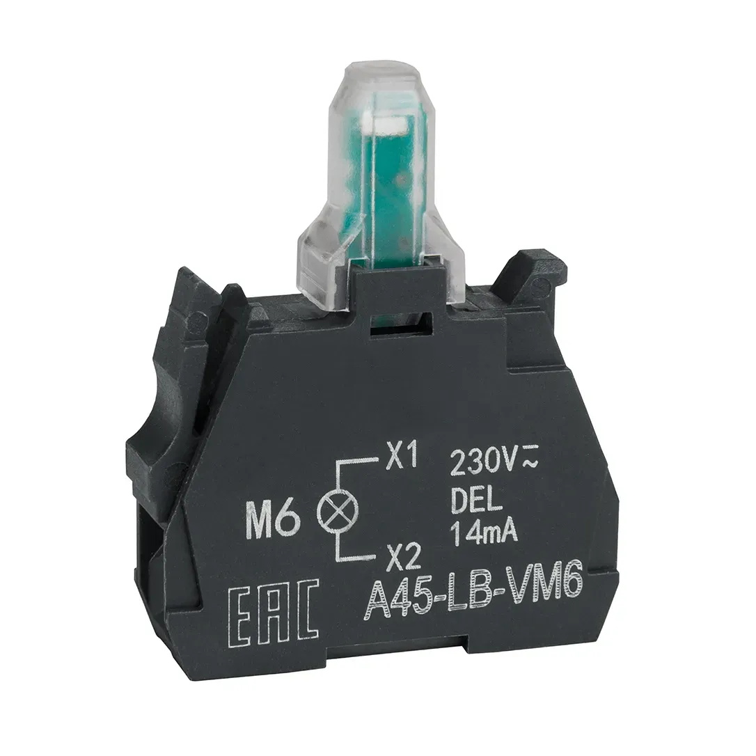 Световой блок OptiSignal D22 A45-LB-VM6 синий 230-240VAC ZBVM6 КЭАЗ Optima (от-ка) 332211