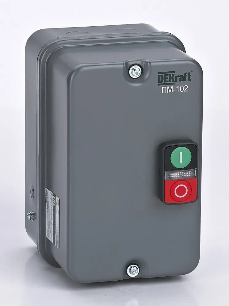 Пускатель электромагнитный 40А AC220/230В 50/60Гц в металлической оболочке SE (Dekraft) 23629DEK