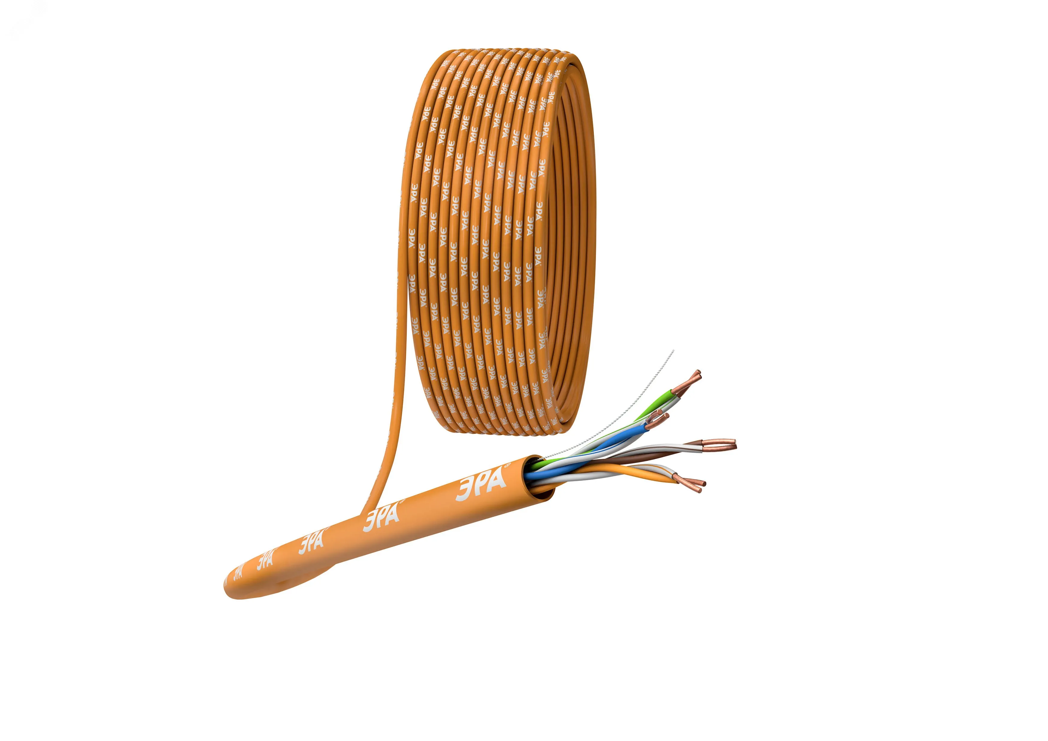 Витая пара U/UTP 4x2x24 AWG Cat5e CU нг(А) HF 305м