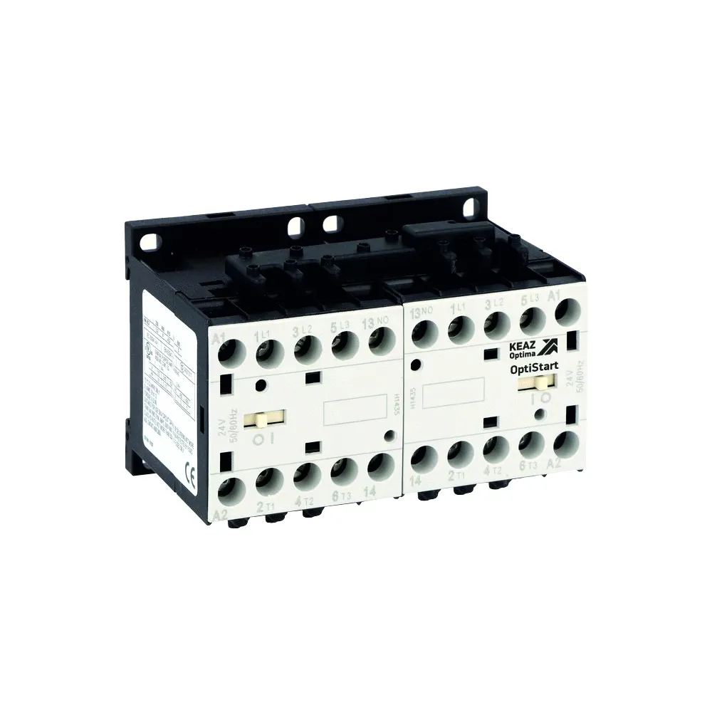 Мини-контактор реверсивный OptiStart K-MCP-09-30-10-D110 с подкл. силовой цепи КЭАЗ Optima (от-ка) 335739