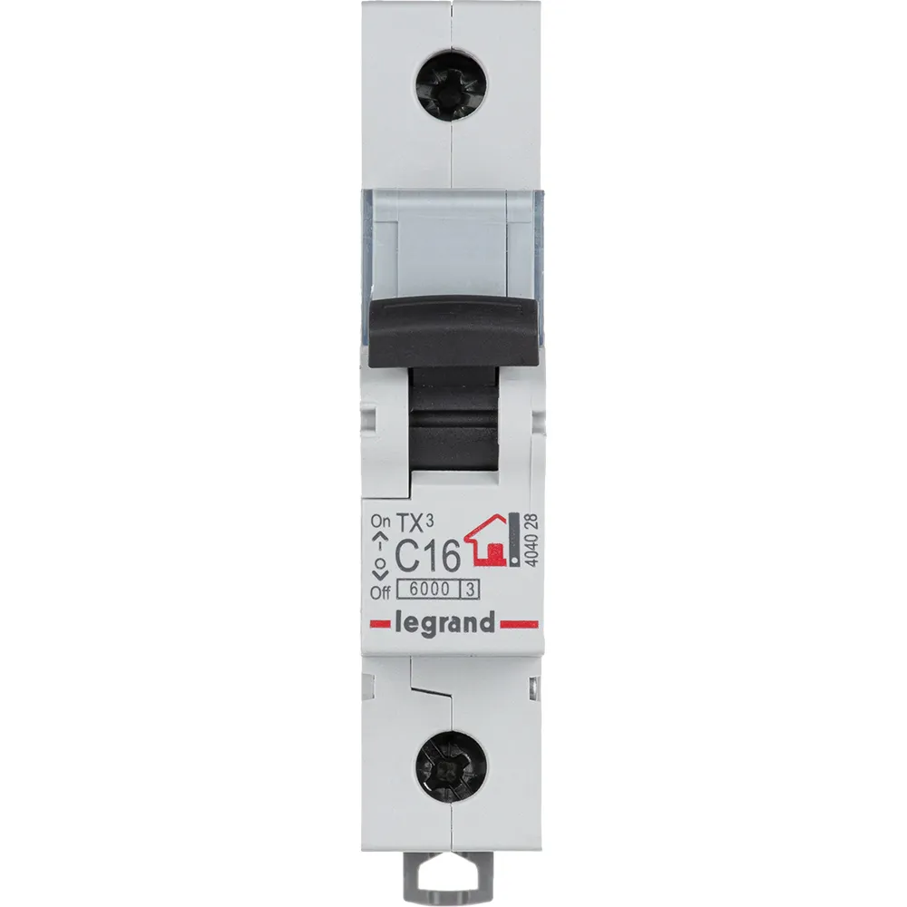Выключатель автоматический однополюсный 16а c tx3 6ка LEGRAND/DACCORD 404028