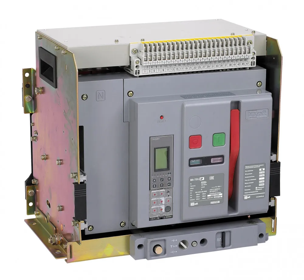 Воздушный авт. выкл. выкатной 4P 2000А 80кА расцепитель Н ВА-731 SE (Dekraft) 27157DEK