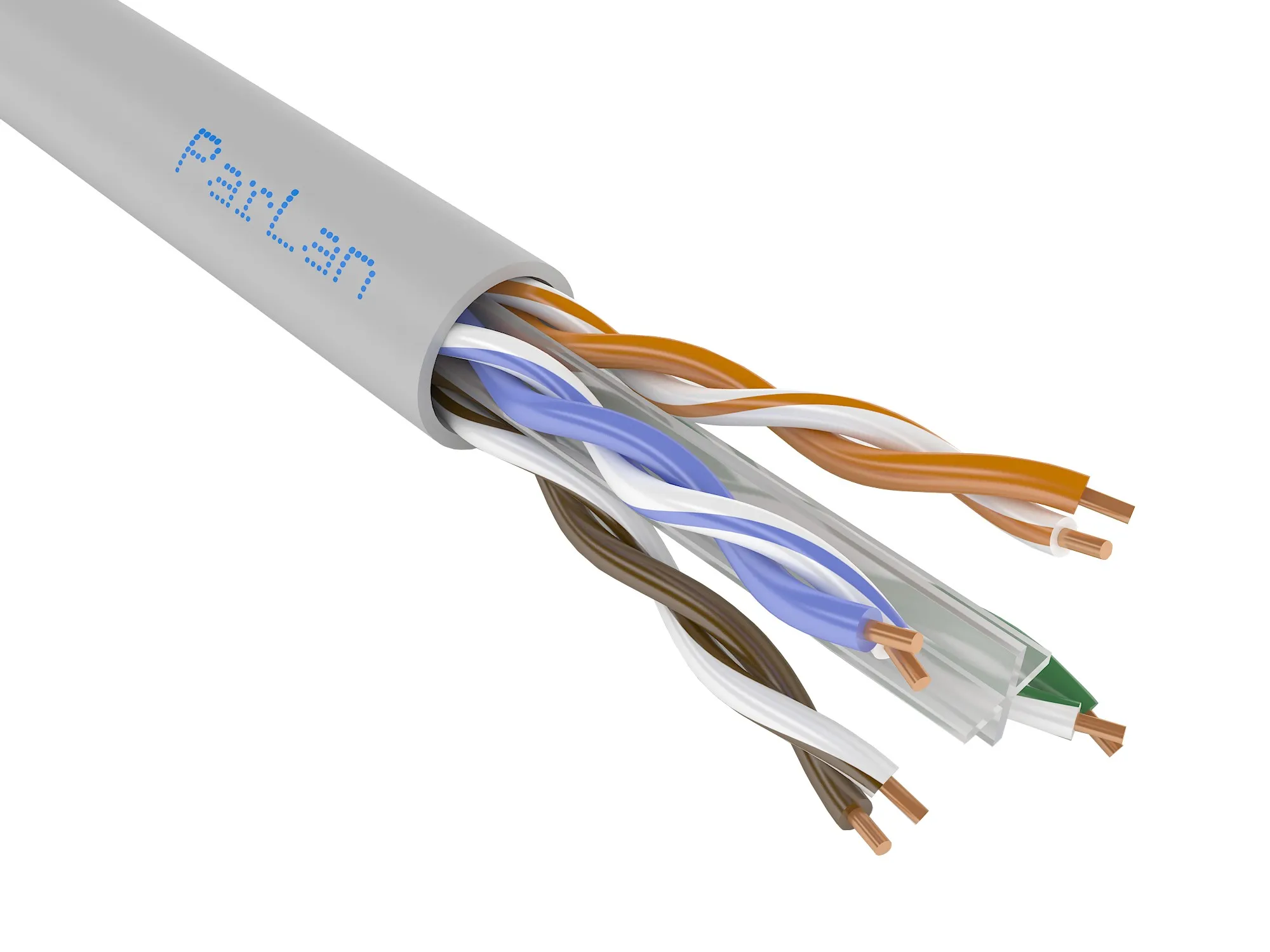 Кабель (провод) ParLan U/UTP Cat6 4х2х0.57 PVC