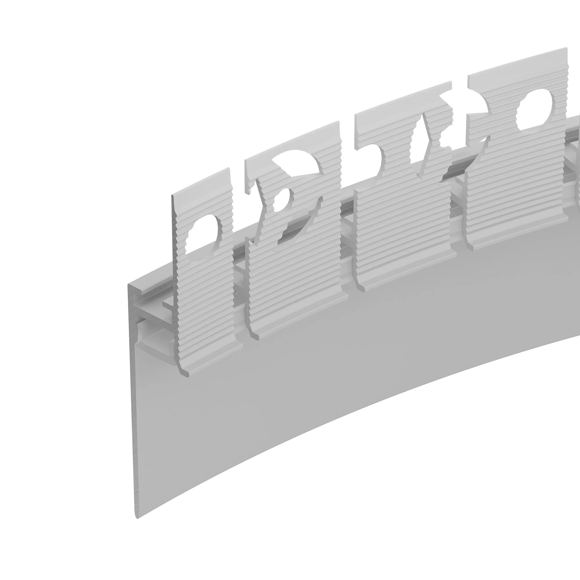 Профиль PLINTUS-FANTOM-BENT-H35-SIDE-2000 WHITE (Arlight, Алюминий) Arlight 043675