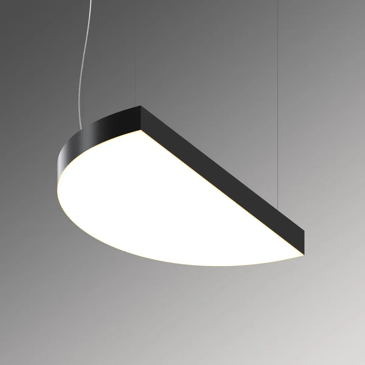 Светильник светодиодный RVE-LBX-TACO-400-P (Полукруг 400х200х100мм 10Вт Подвесной 4000К Белый) RVElektro RVE00000278