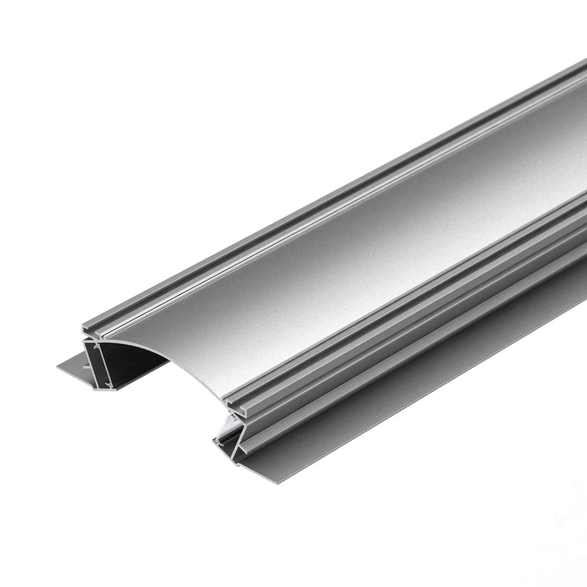 Профиль с экраном AЛм-ARC-DOUBLE-2000 ANOD+FROST (ARL, Алюминий) Arlight 029852