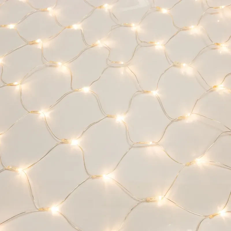 Гирлянда Сеть 1,8х1,5 м, прозрачный ПВХ, 180 LED тёплый белый Neon-night 215-136