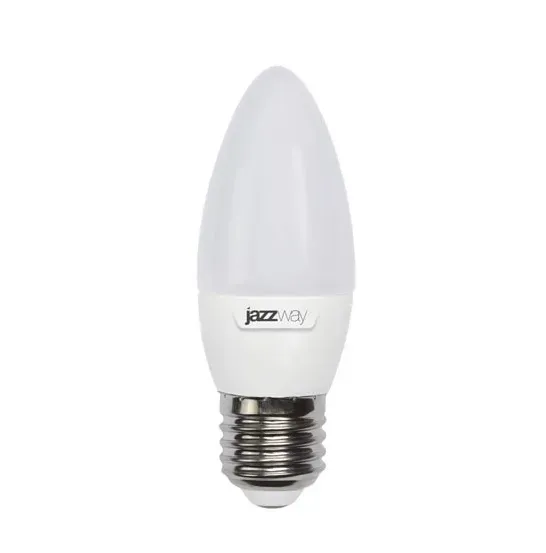 Лампа светодиодная led 9w e27 4000k свеча JAZZWAY 5019065