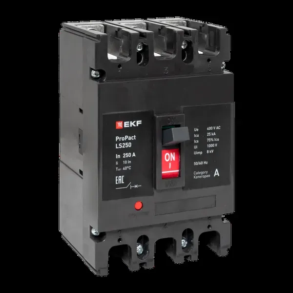 Ls250 25ка 3p 200а propact ekf EKF MCCB-250-25-3-200-LS