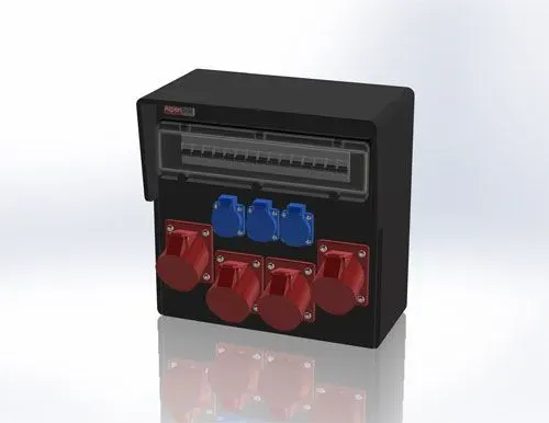 Устройство распределительное 0 настенное твердая резина IP44 40A корпус 370х370х203 AlpenBox 00-00009652