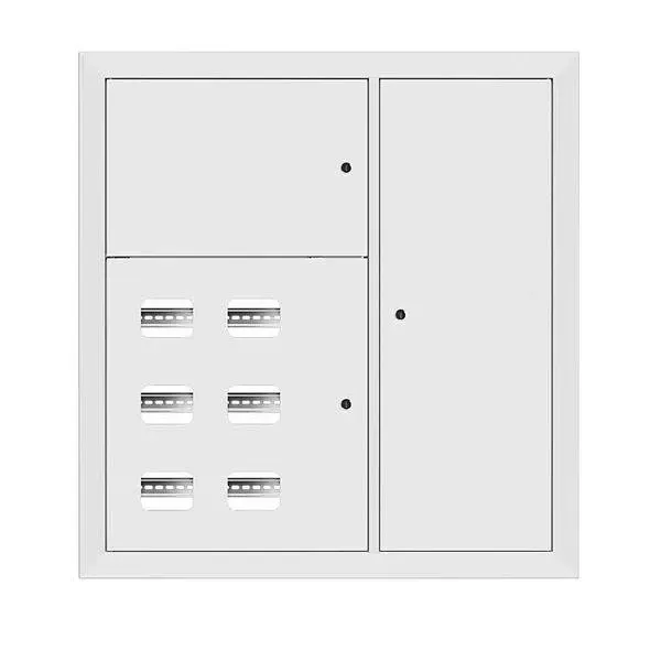 Щит этажный 6 кв. ral9003 (1000х950х160) proxima EKF MB29-V-6-RAL9003