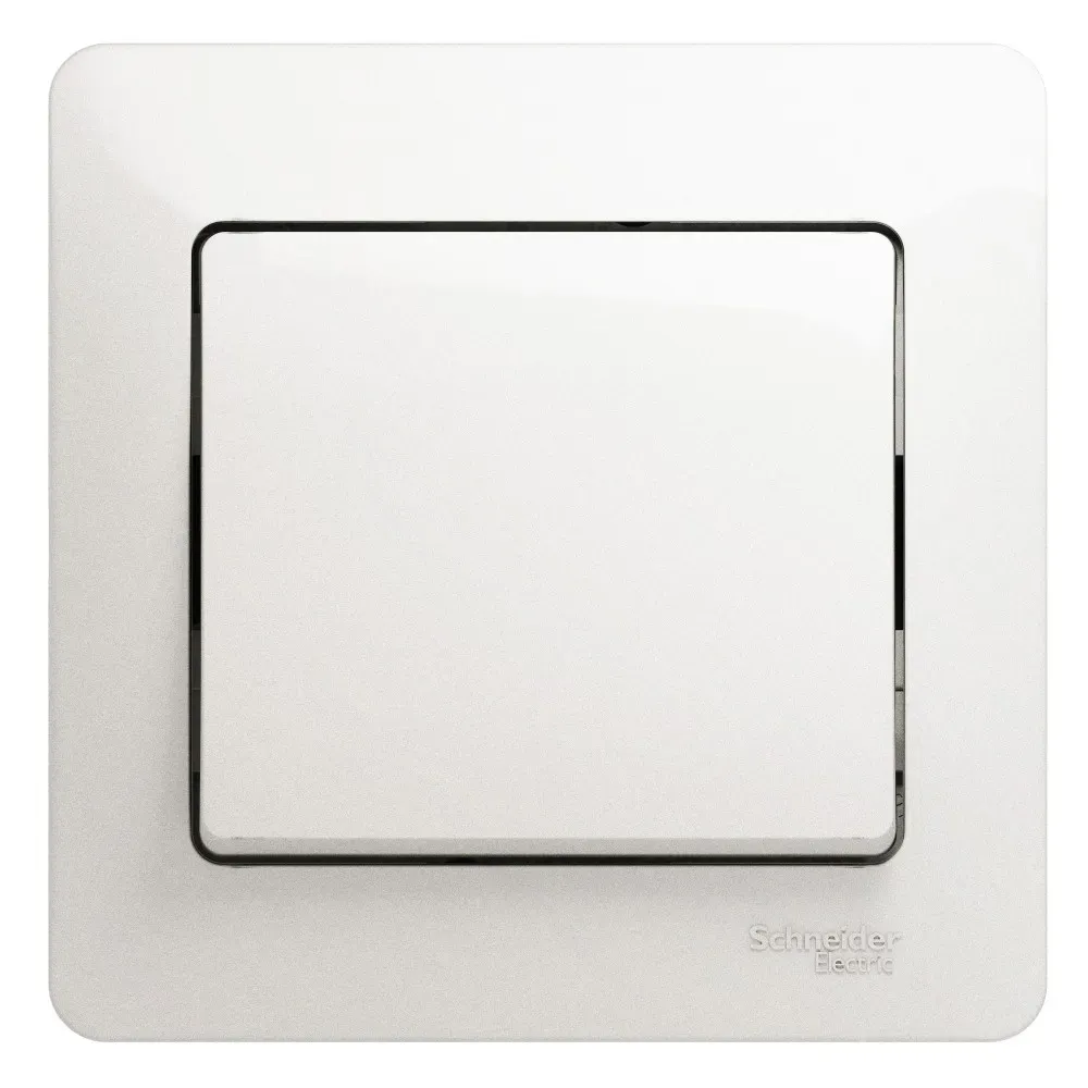 Выключатель одноклавишный, схема 1 перламутр в сборе SE (Потенциал) GSL000612