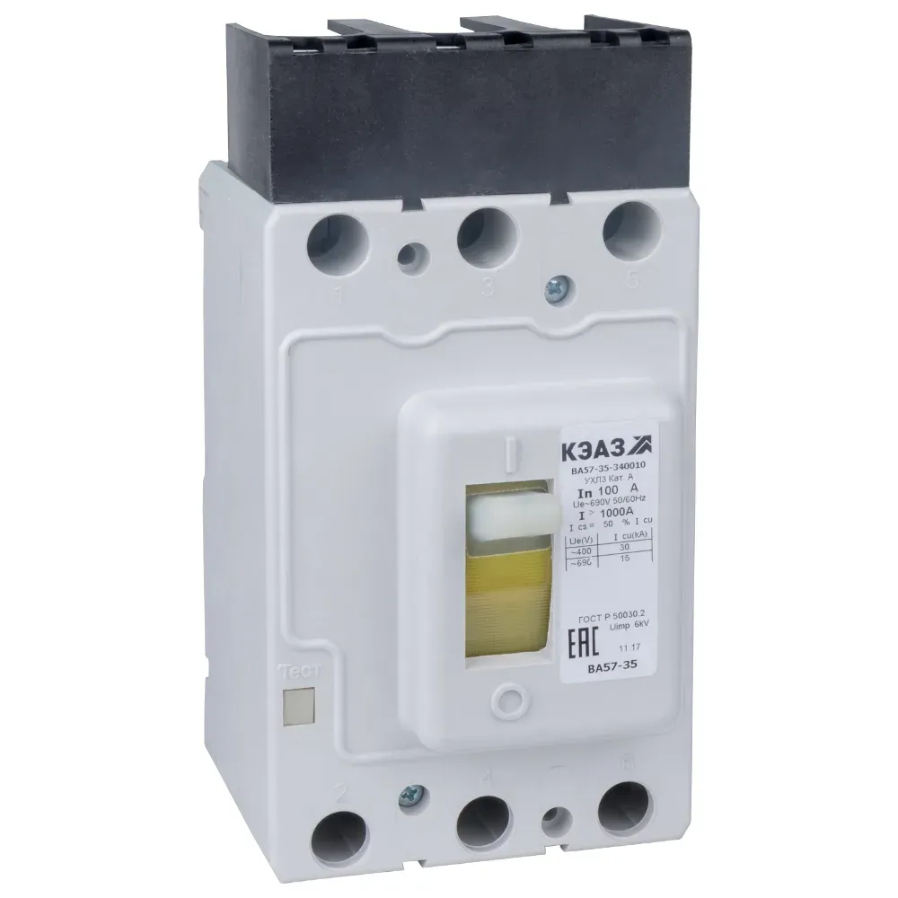 Ва57-35-341210-63а-800-690ac-нр230ac/220dc-ухл3-кз№6 (техпредписание) КЭАЗ 254909