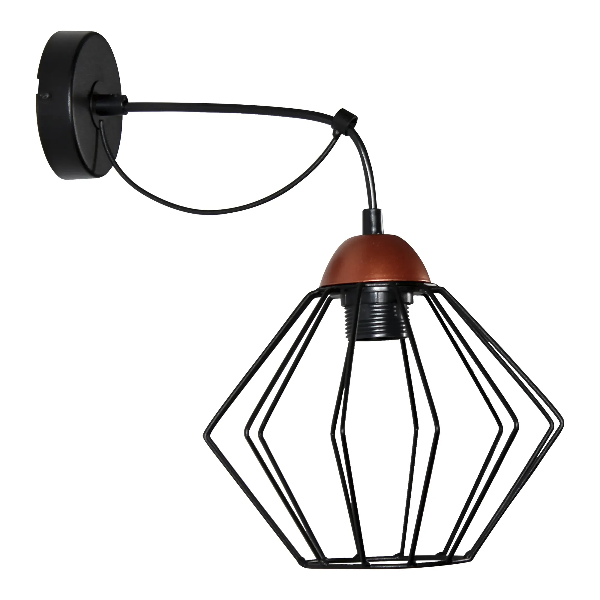 Светильник Конти 511 черн.муар медь (Плафон Ромб) НББ 01-60-165 Е27 ИМ ЭЛЕТЕХ 1005405031