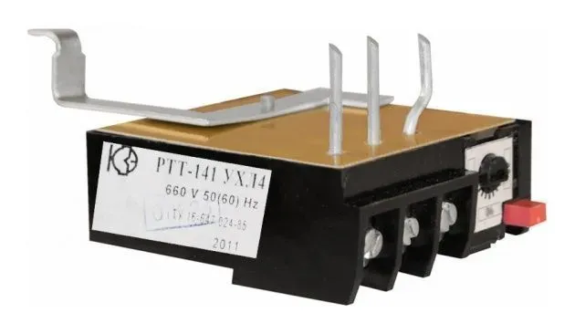 Реле электротепловое токовое РТТ-141 УХЛ4 10.0А КЗЭА г.Кашин 140141000В010.000000