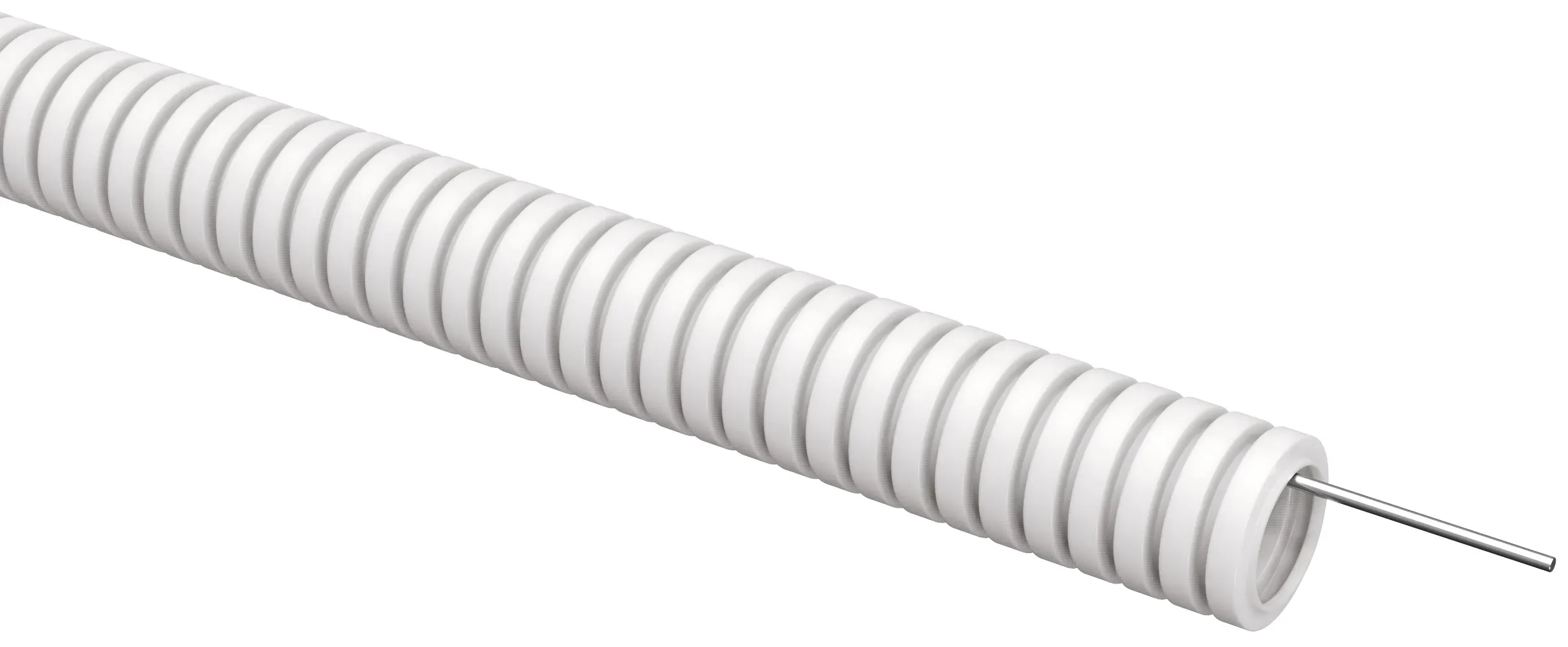 Elasta труба гофрированная пвх d=20мм с зондом белая (100м) iek IEK ET-TG21-121-020-100-K01