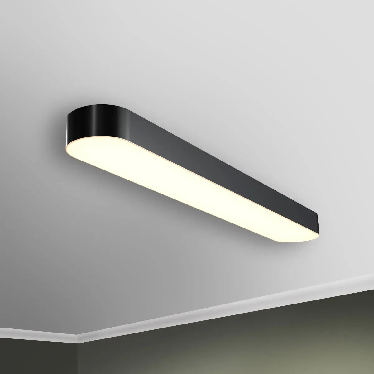 Светильник светодиодный RVE-LBX-LARGO-S-1200-N (Овал 1200х163х100мм 29Вт Накладной 4000К Белый) RVElektro RVE00002118