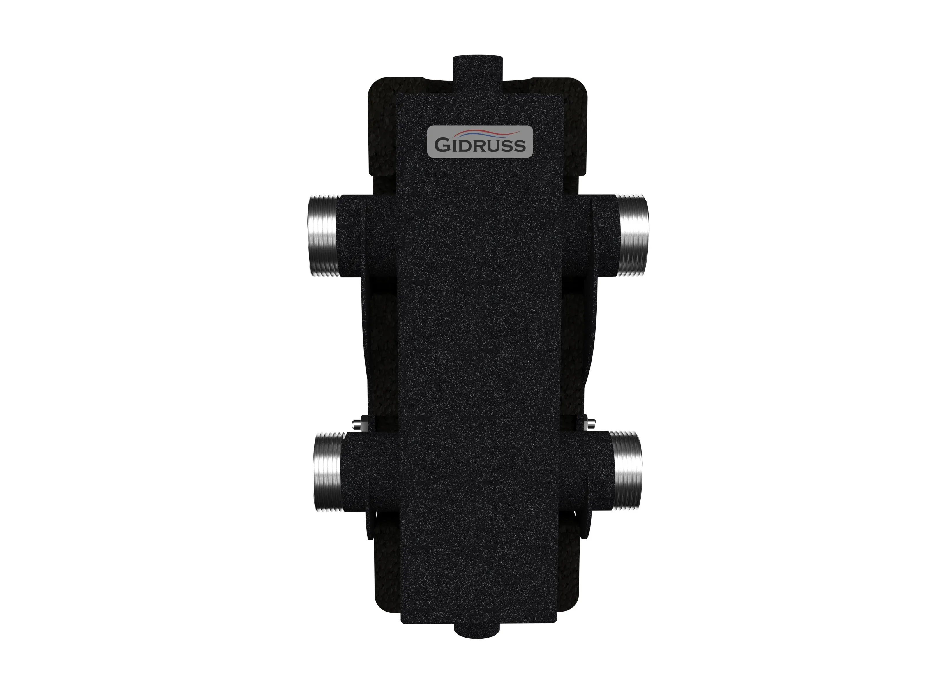 Стрелка гидравлическая GR-80-32.EPP DN 32 резьбовое соединение до 80 кВт с термоизоляцией ст. 09Г2С Gidruss GR 80G0T 04