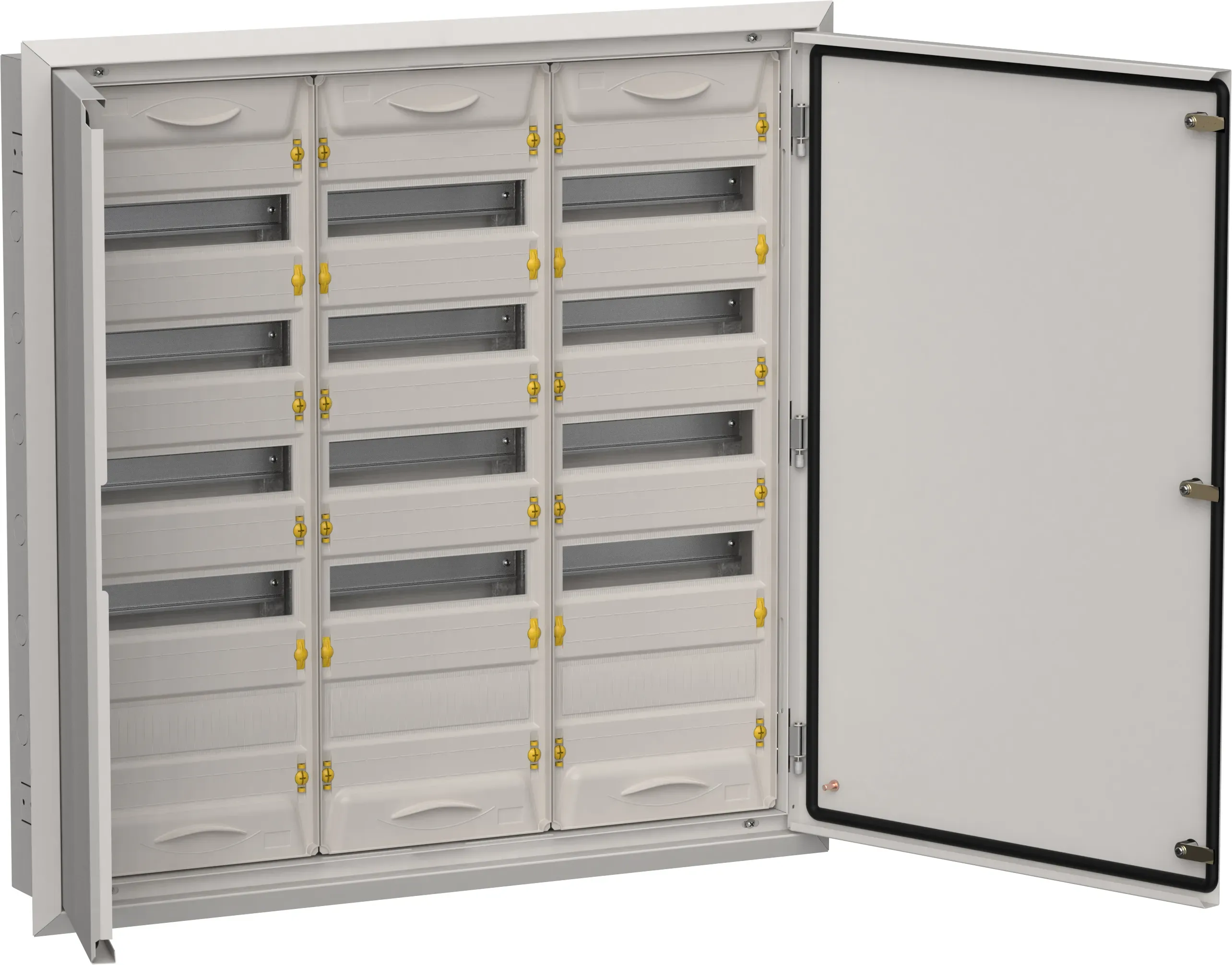 Titan 5 корпус металлический щрв-180 (3х60) 880х885х130мм ip31 серый (две двери) IEK TI5-50-V-3X060-31-7035