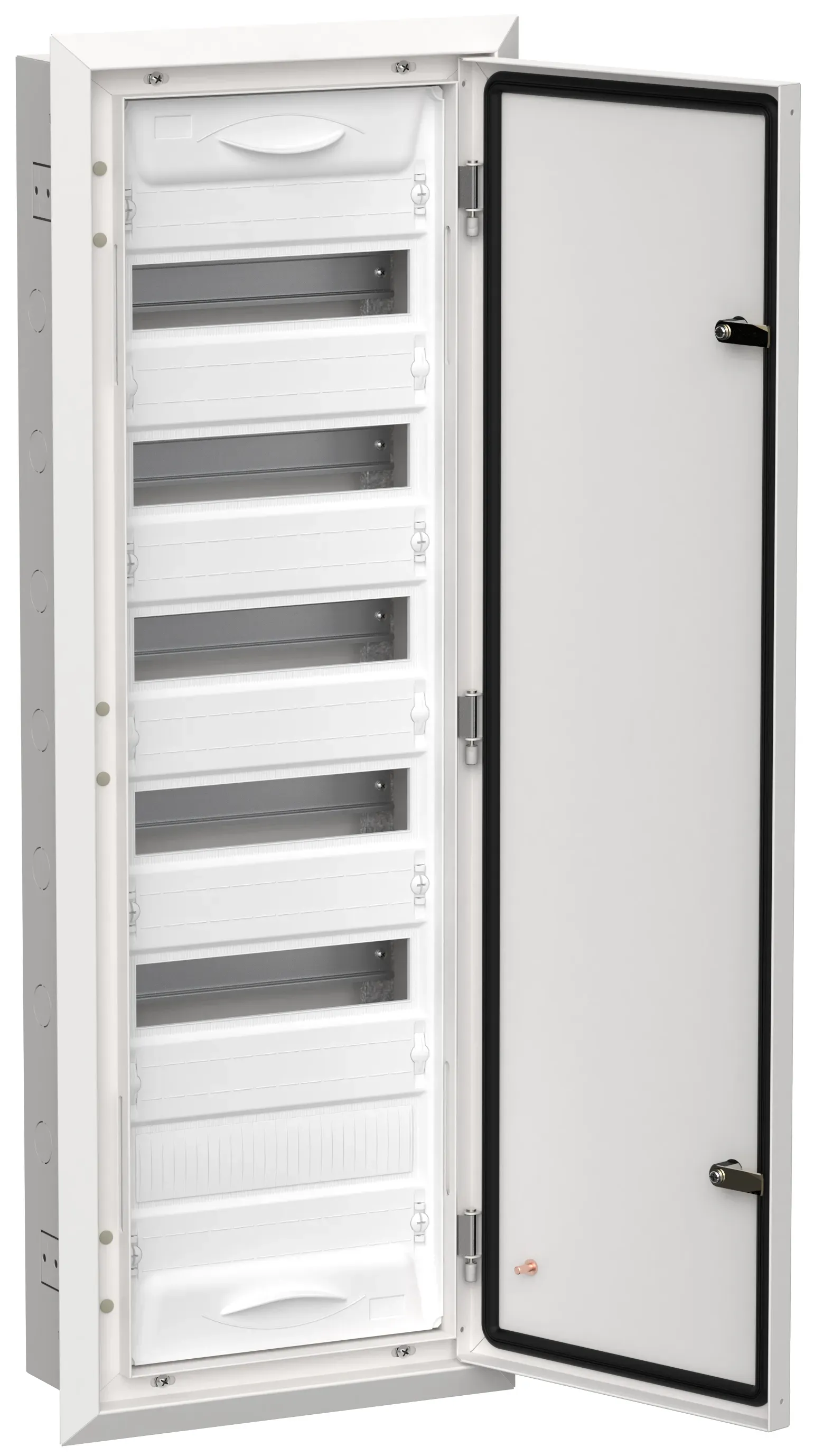 Titan 5 корпус металлический щрв-72 (1х72) 1005х365х130мм ip31 белый (одна дверь) IEK TI5-50-V-072-31