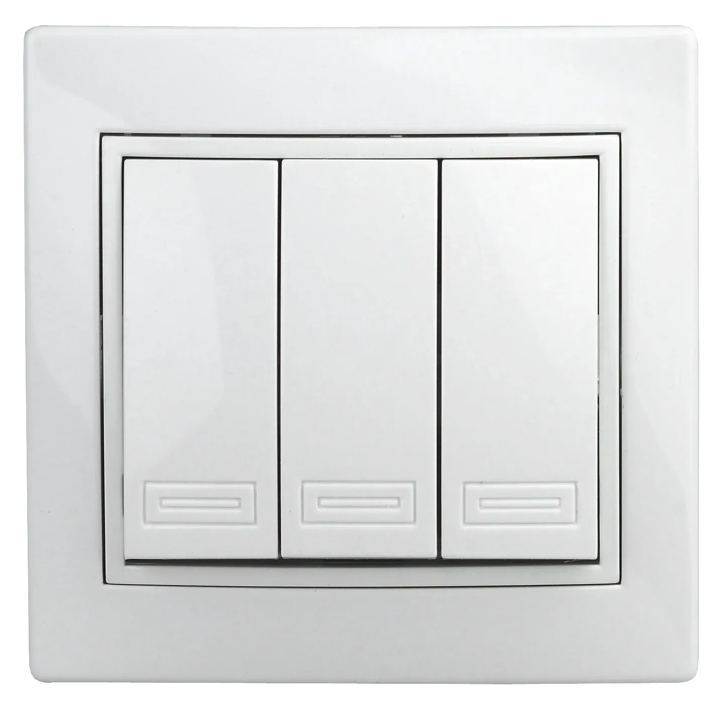 Выключатель Intro Plano 1-106-01 тройной, 10А-250В, IP20, СУ, Plano, белый ЭРА Б0053788