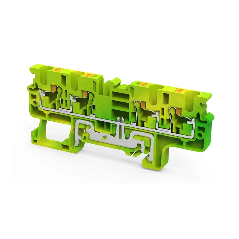 Клемма заземляющая push-in OptiClip CPG-4-QUATTRO-PE-I-(0,2-4)-PEN КЭАЗ Optima (от-ка) 331860