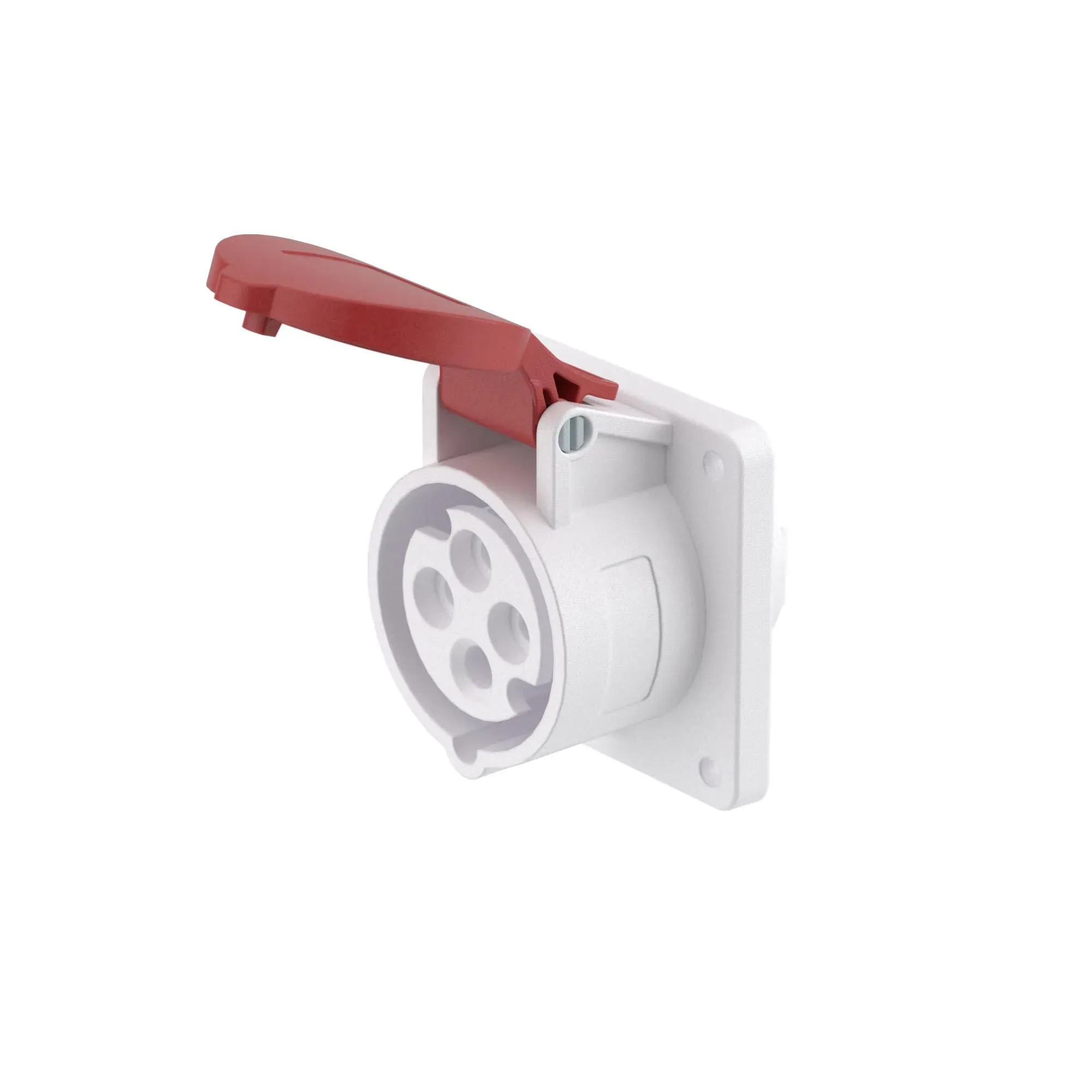 Розетка скрытой установки ip44 32a 3p+e 400v ДКС DIS4223266