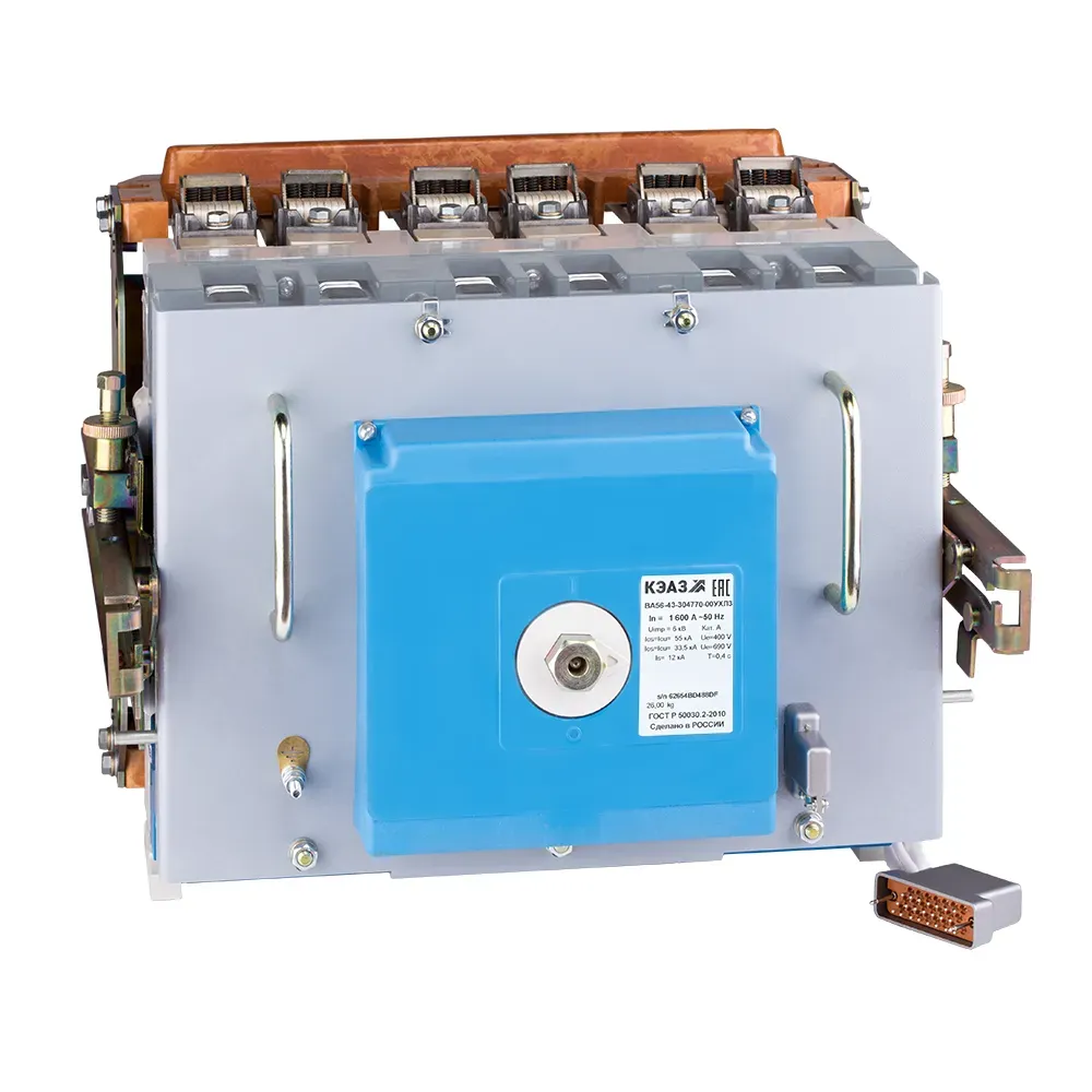 Выключатель автоматический ва56-43-804770-1600а-440dc-нр230ac/220dc-пэ230ac-ухл3- КЭАЗ 293732