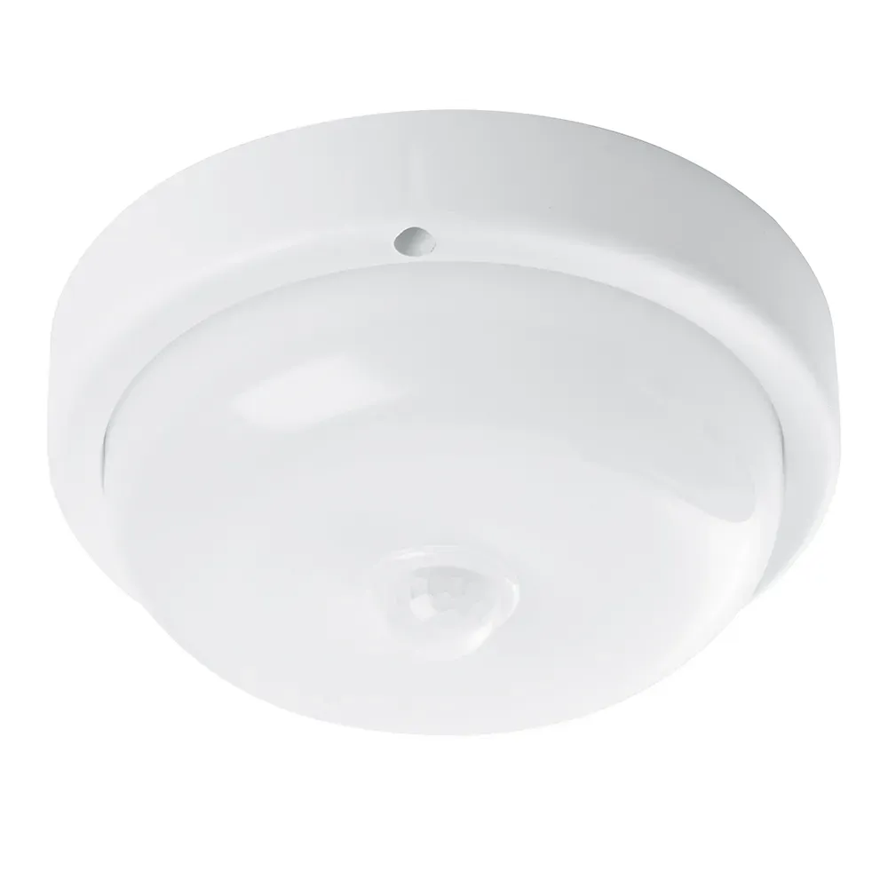 Светильник светодиодный ДБП-12w с датчиком 4500К 900Лм IP54 круглый белый FERON 29610