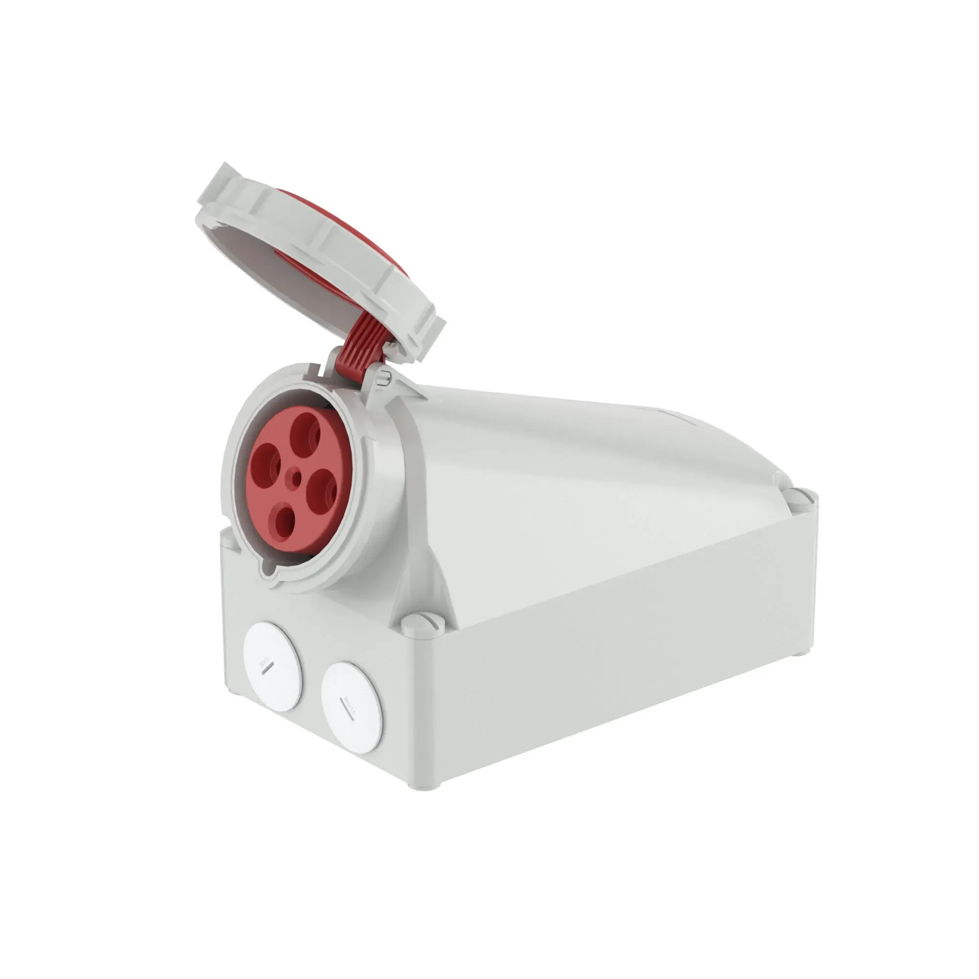 Розетка наружной установки ip67 125 a 3p+e 400v ДКС DIS51512556